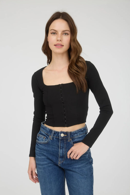 Judy Corset Top - BLK