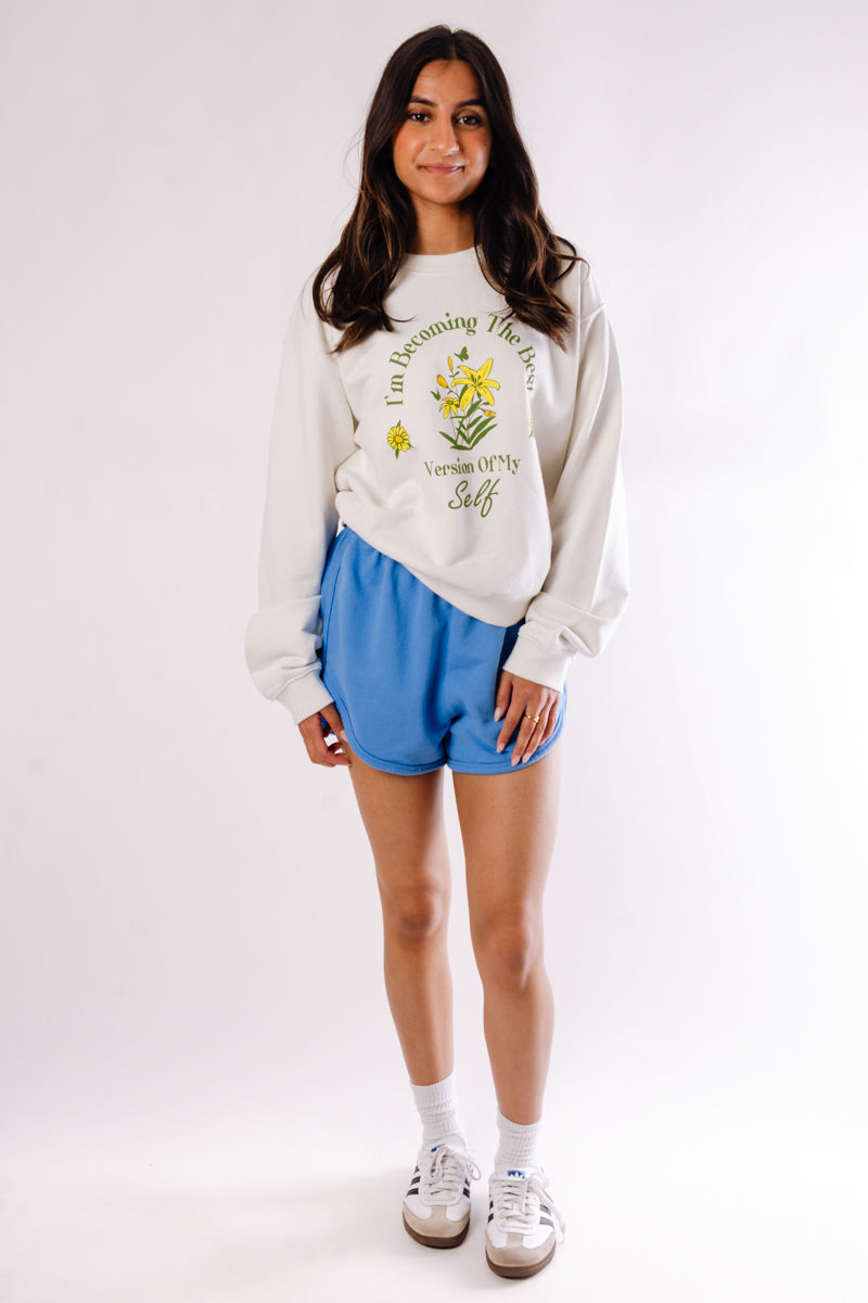 Knit Shorts - BLU