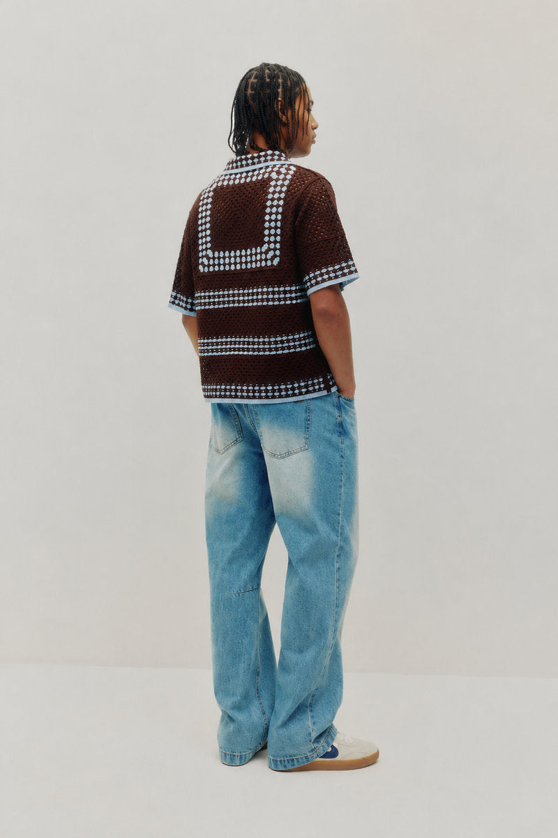 Knitted Crochet Shirt - BBB