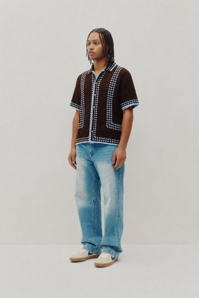 Knitted Crochet Shirt - BBB