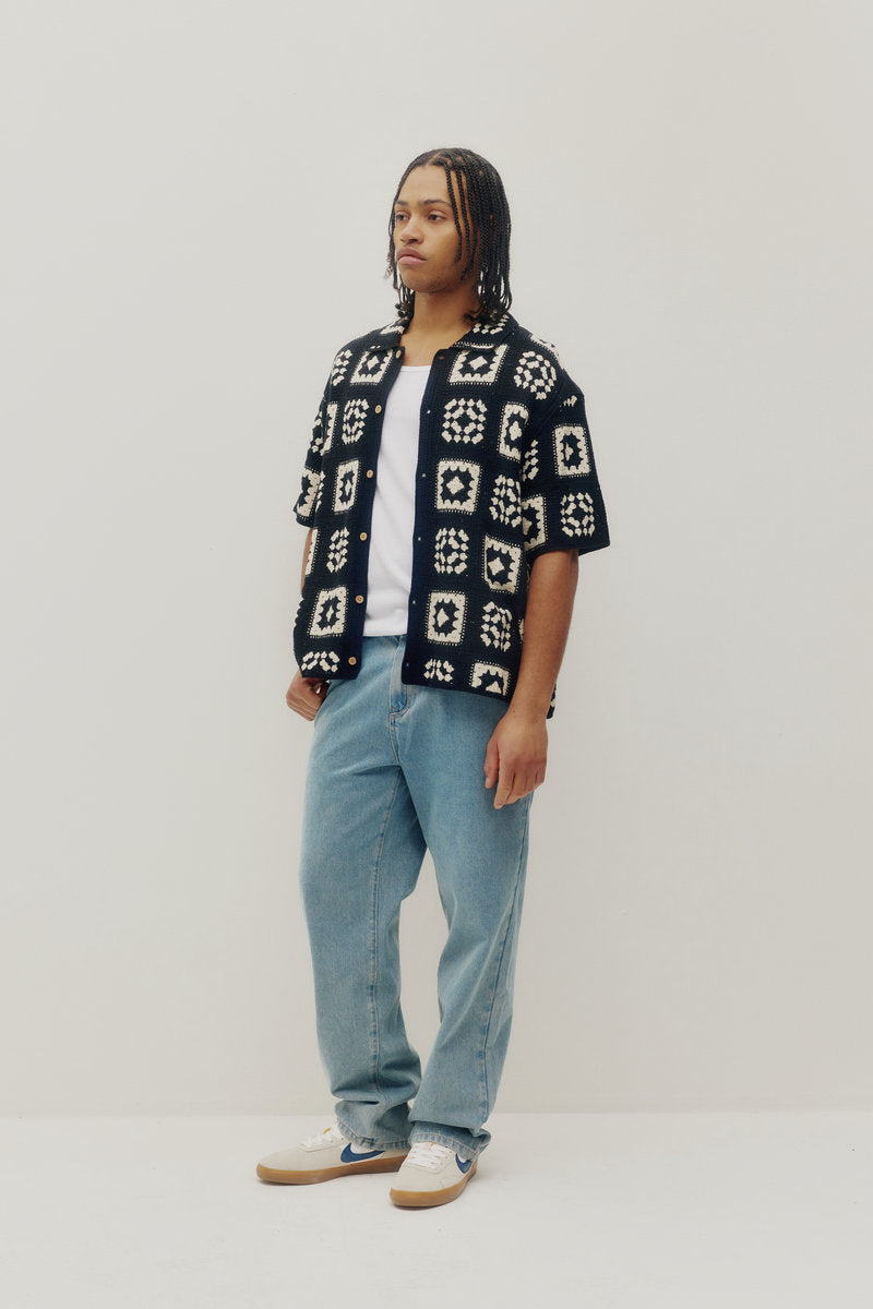 Knitted Quilt Shirt - BKW