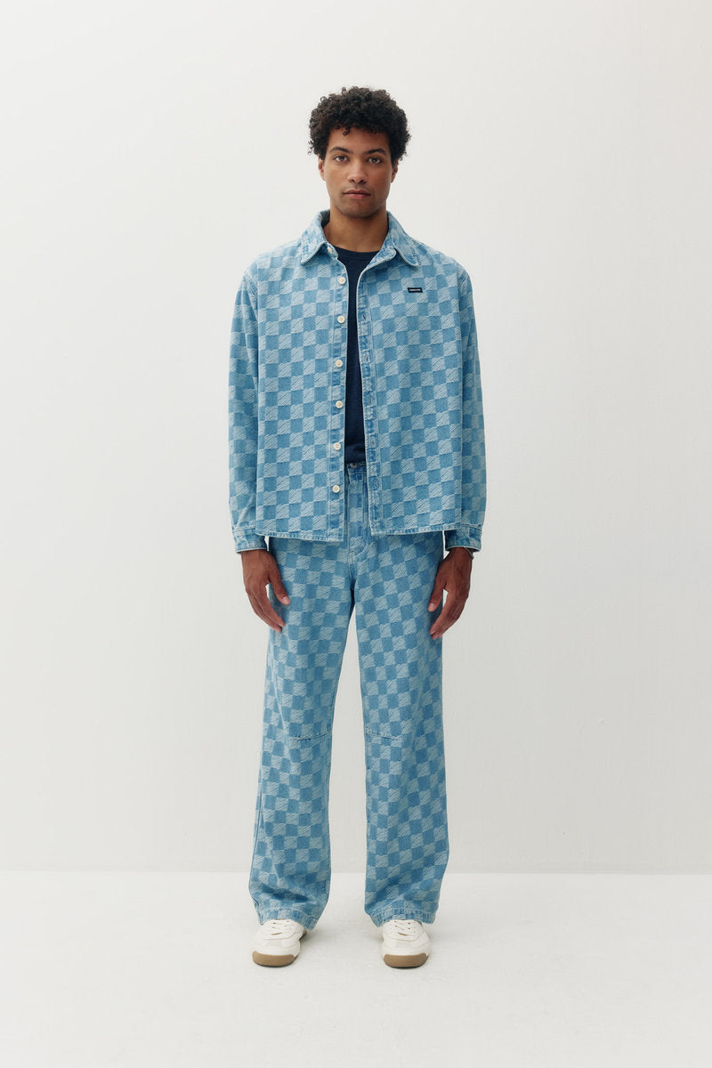 Checkered Denim Shirt - LBL