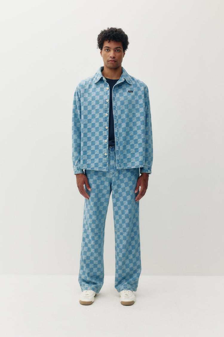 Checkered Denim Shirt - LBL