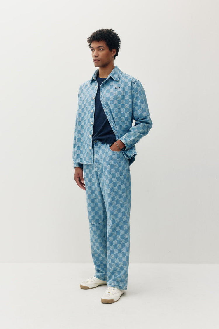 Checkered Denim Shirt - LBL