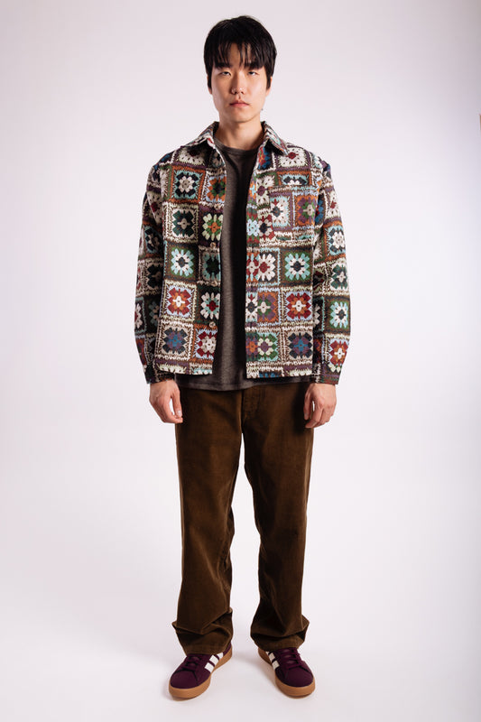 Unisex Crochet Tapestry Jacket - CRO