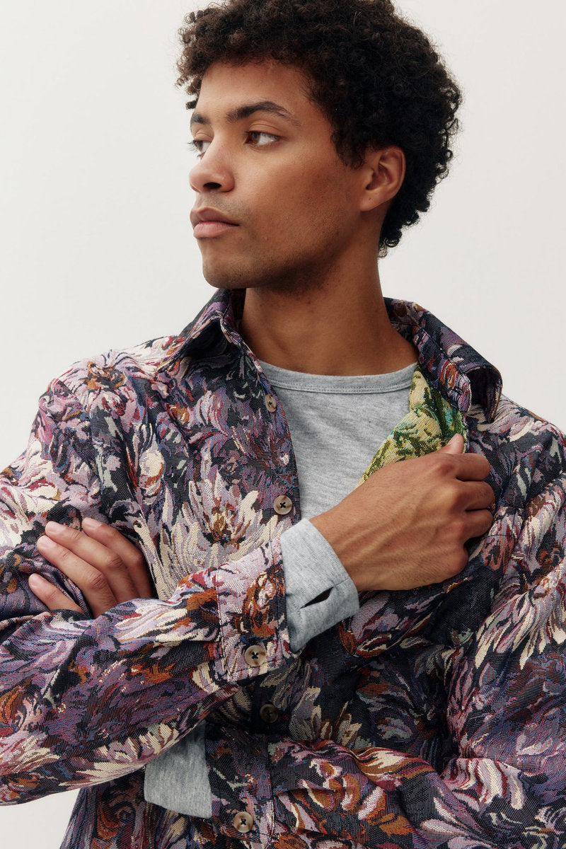 Floral Tapestry Shirt - PUR
