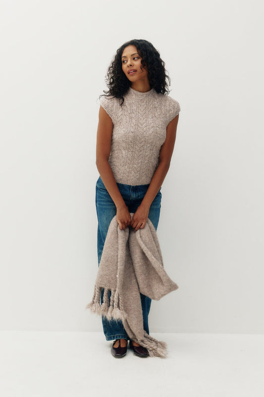 Lissie Cable Mockneck Sweater - MIL
