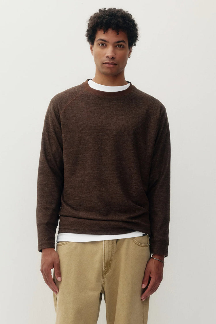 Marled Thermal Long Sleeve - BRN