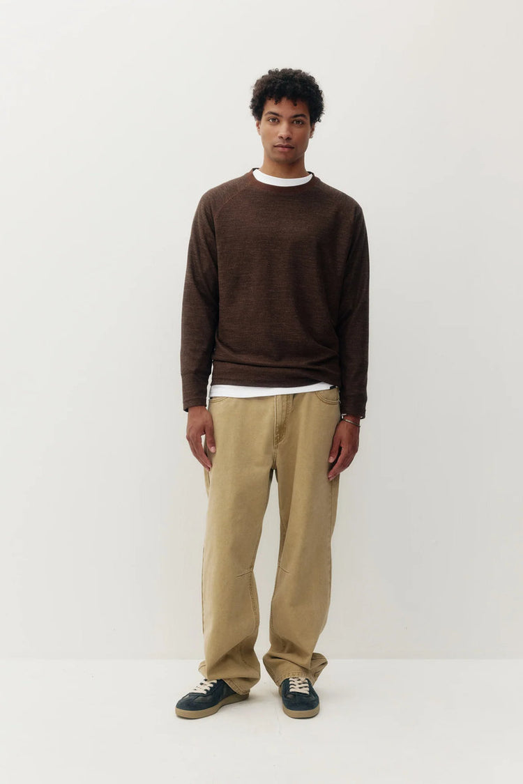 Marled Thermal Long Sleeve - BRN