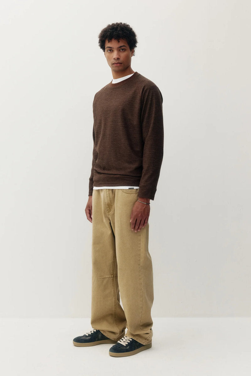 Marled Thermal Long Sleeve - BRN
