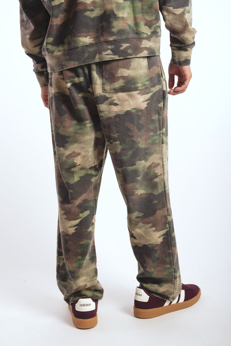 Kuwallatee Open Leg Sweatpant Paint Brush Camo - CMO