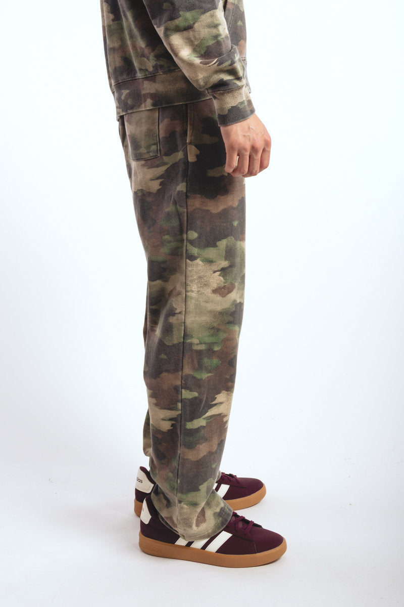 Kuwallatee Open Leg Sweatpant Paint Brush Camo - CMO