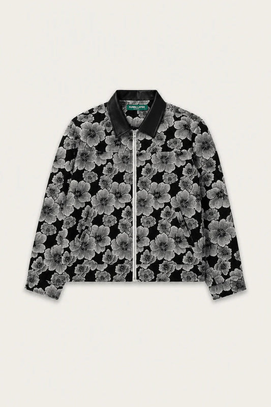 Unisex Tapestry Shirt Jacket - BLK