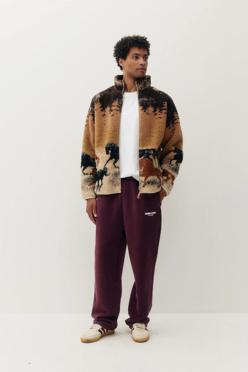 Unisex Printed Sherpa Jacket - HOR