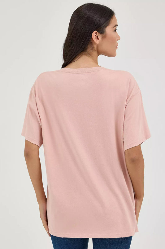 Lainey Wilson Oversized Tee - PNK