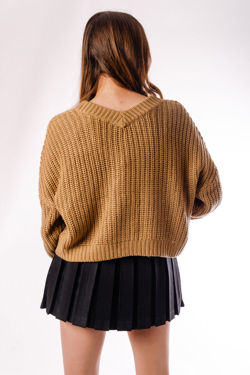 Leaf Pattern Cardi - CAM