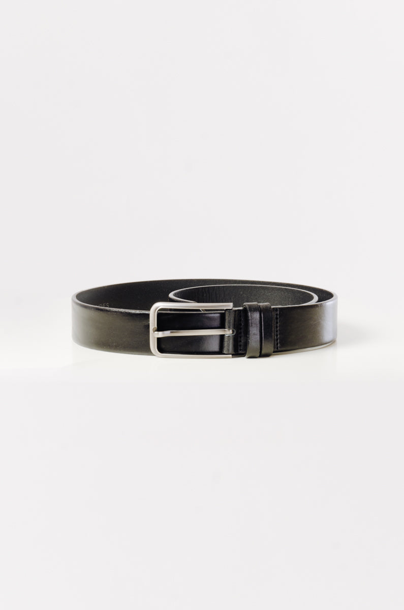 Leather Belt with Double Loops