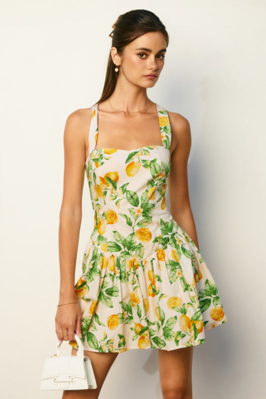Lemon Crush Mini Dress - LEM