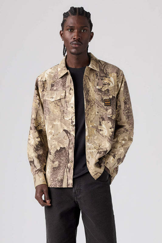 Long Sleeve Worker Shirt - CAM