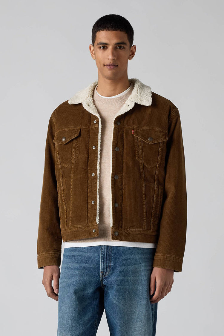 Type 3 Sherpa Trucker Jacket - BRN