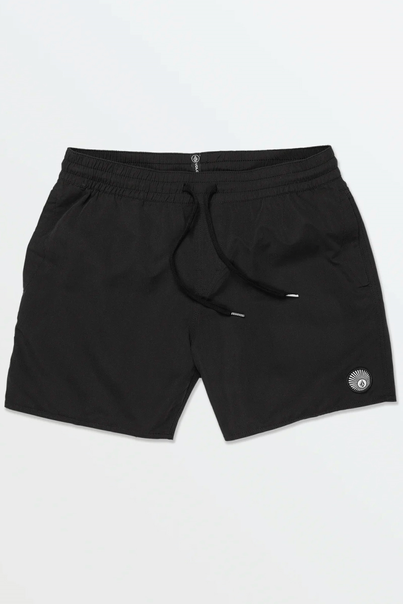 Lido Solid Trunks - BLK