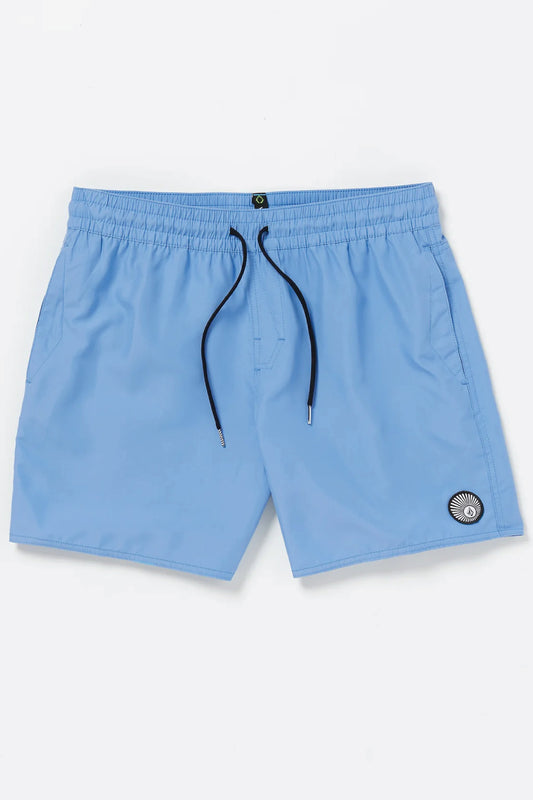 Lido Solid Elastic Waist Trunks - BRB