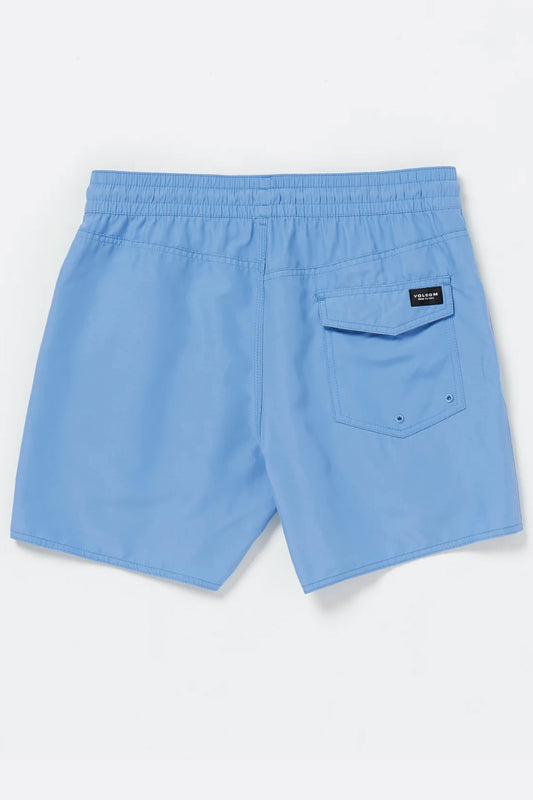 Lido Solid Elastic Waist Trunks - BRB