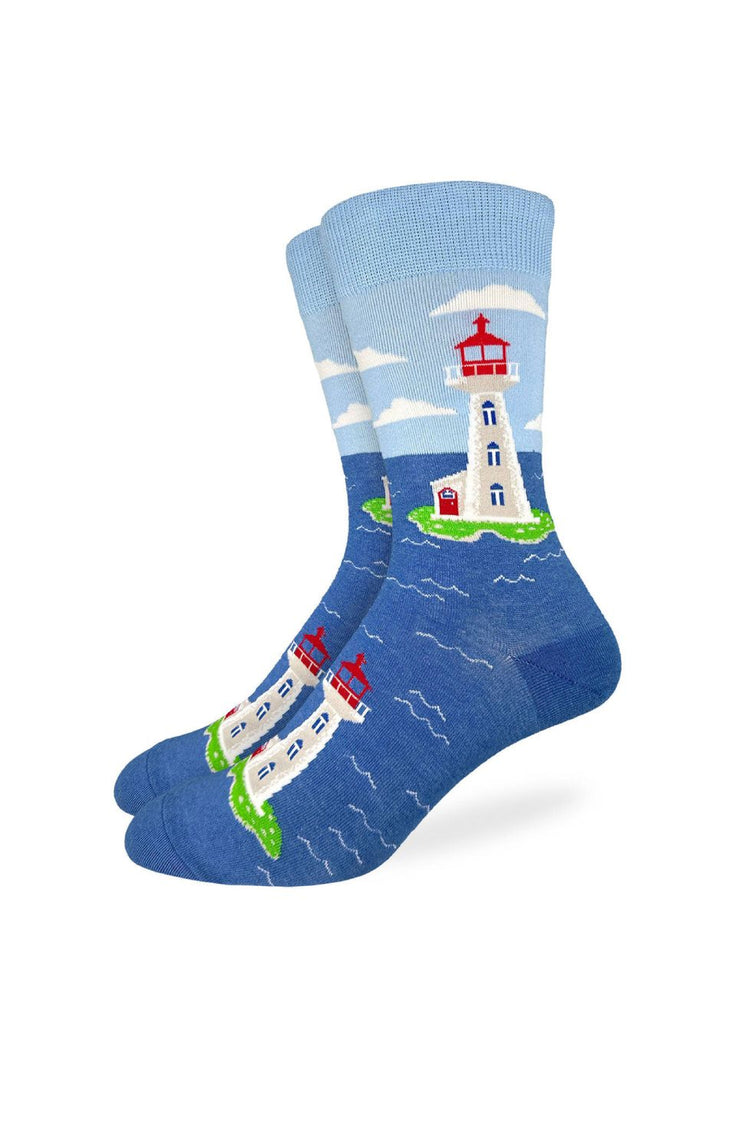 Lighthouse Sock - BLU