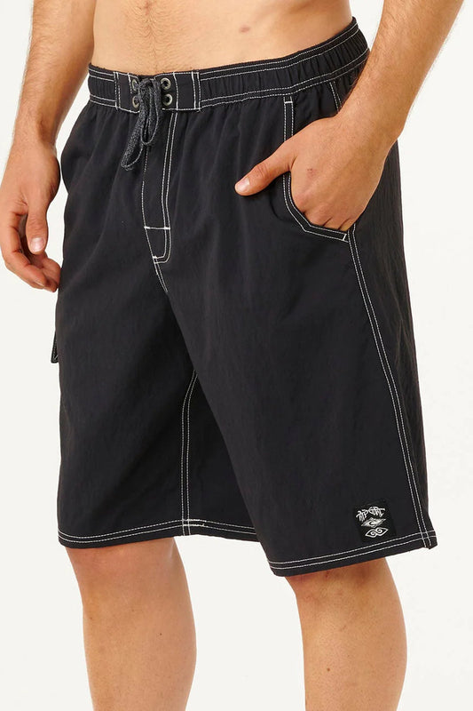 Liquid Trips Cargo Volley Boardshorts - BLK