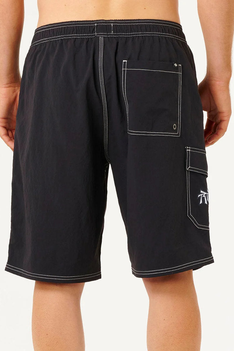 Liquid Trips Cargo Volley Boardshorts - BLK