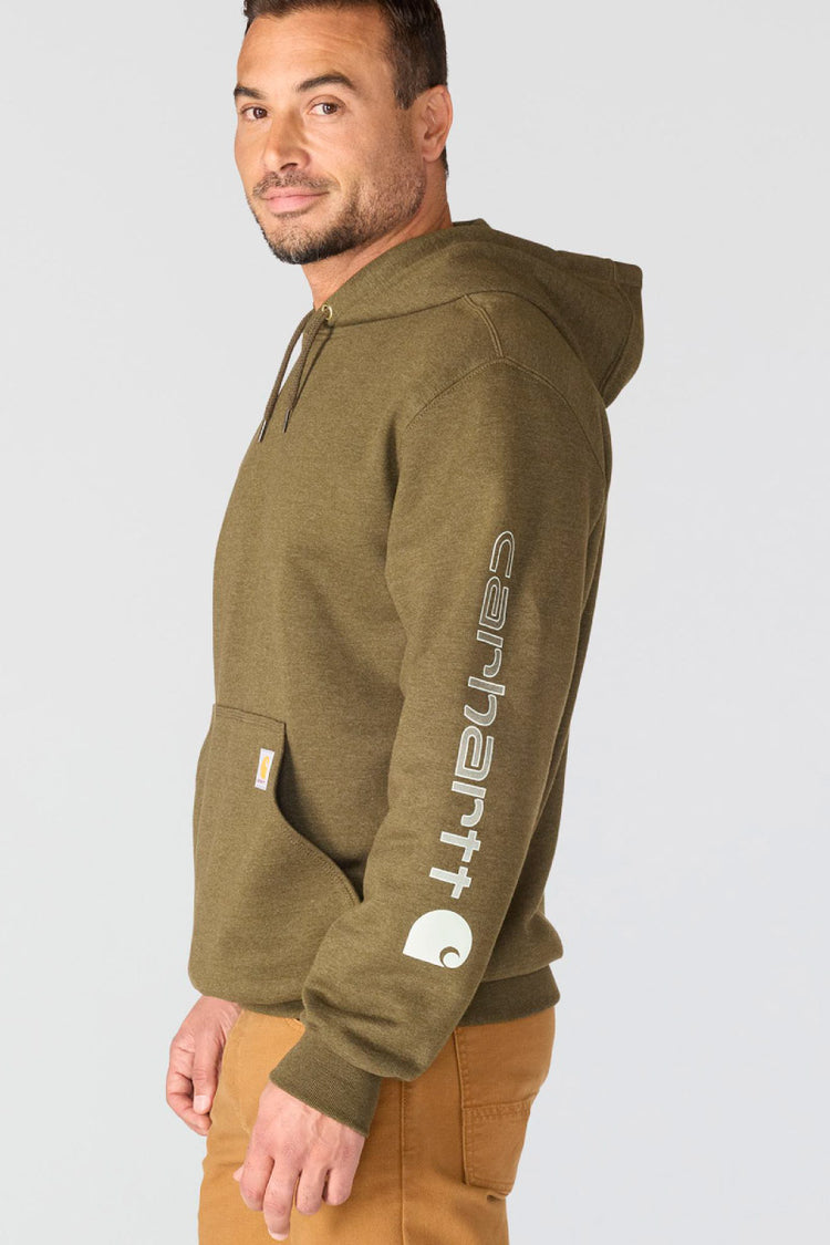  Logo Sleeve Hoodie - BLH