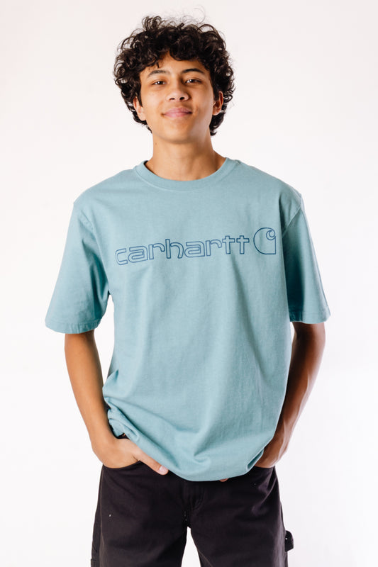 Loose Fit Heavyweight Logo Tee - SBL
