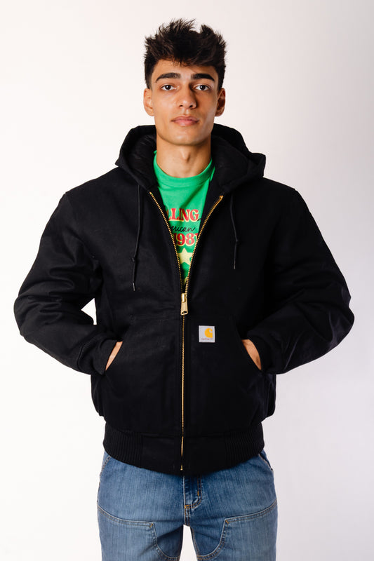 Loose Ins Flannel-Lined Jacket - BLK