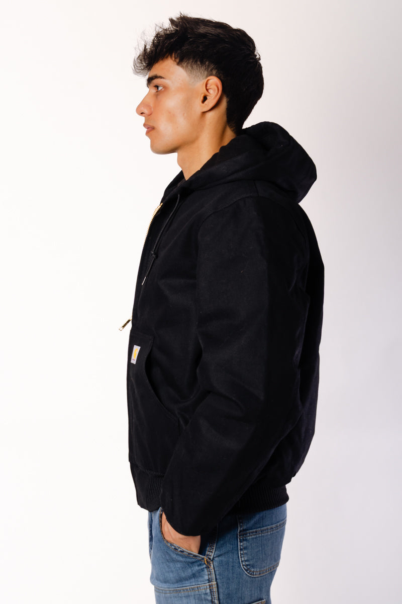 Loose Ins Flannel-Lined Jacket - BLK