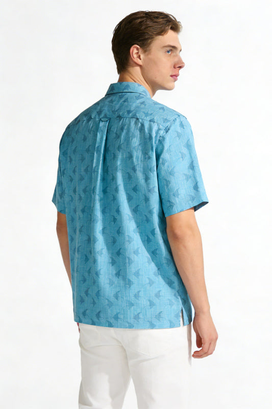 Loreto Short Sleeve Shirt - BLU