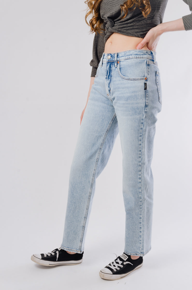 Low 5 High Rise Straight Leg Jeans