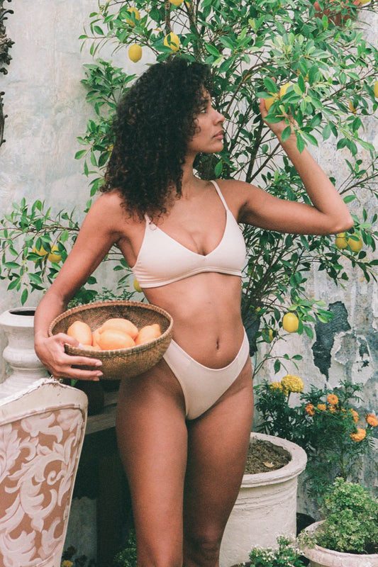 Low Profile Thong - Beige - BEI