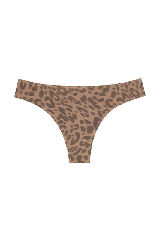 Low Profile Thong - Leopard Tan - LEO