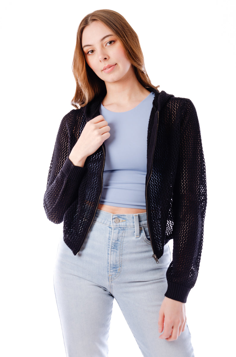 Luna Zip-Up Cardigan