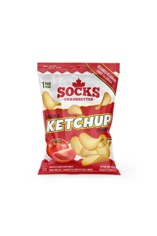 Ketchup Chip Socks - BLK
