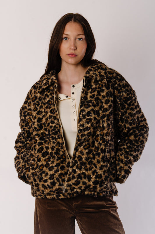Manon Leopard Shacket - CAM