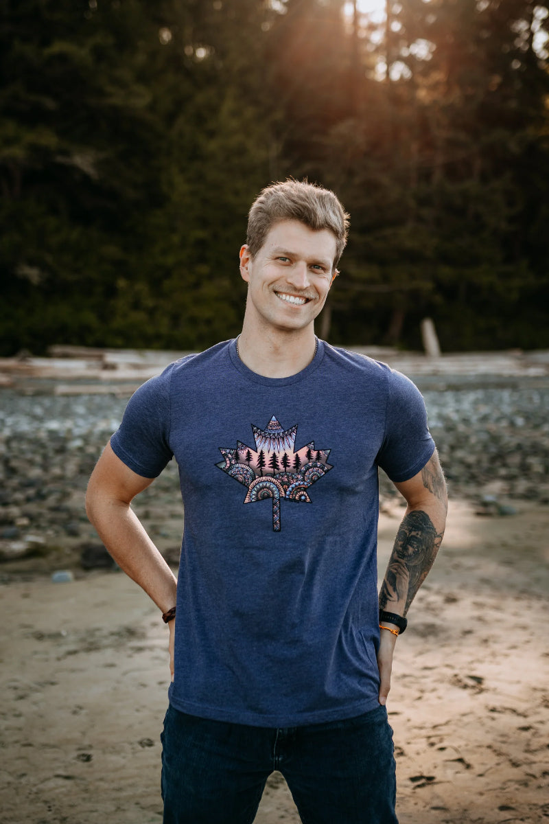 Maple Leaf Tee - NVY