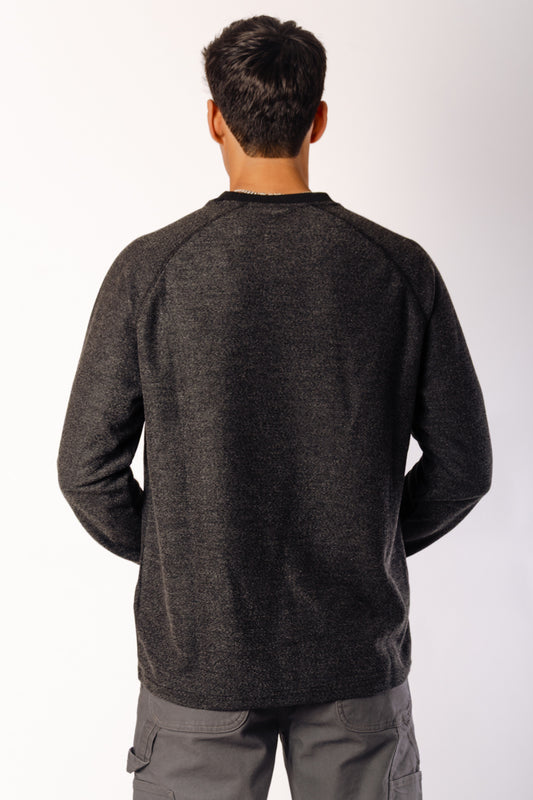 Marled Thermal - BLK