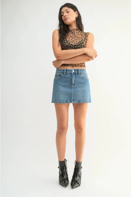Micro Denim Skirt  - MDM