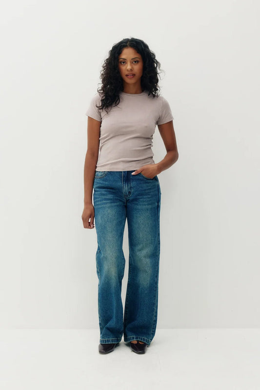 Micro Rib Tee - MLK