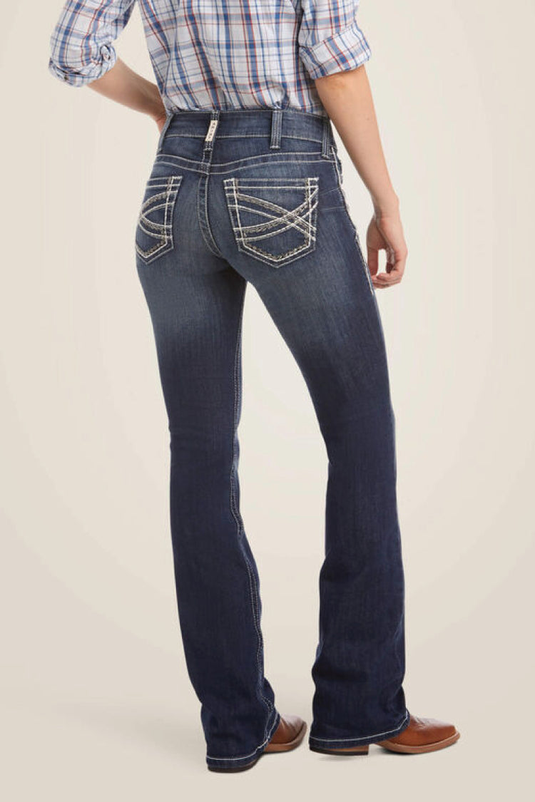 Mid Rise Entwined Bootcut Jeans
