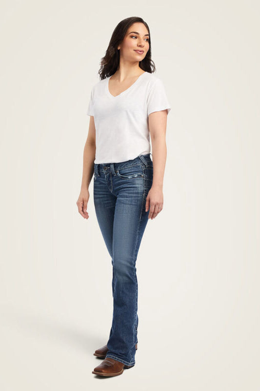 Mid Rise Raquel Bootcut Jeans - 33