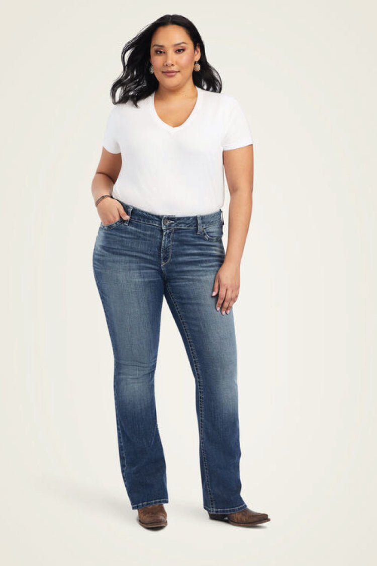 Mid Rise Raquel Bootcut Jeans - 33