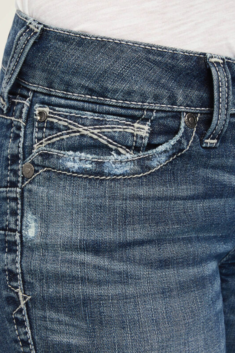 Mid Rise Raquel Bootcut Jeans - 33