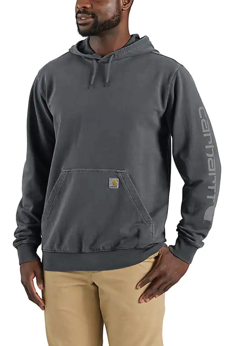 Midweight Garment Dye French Terry Graphic Hoodie - SHD